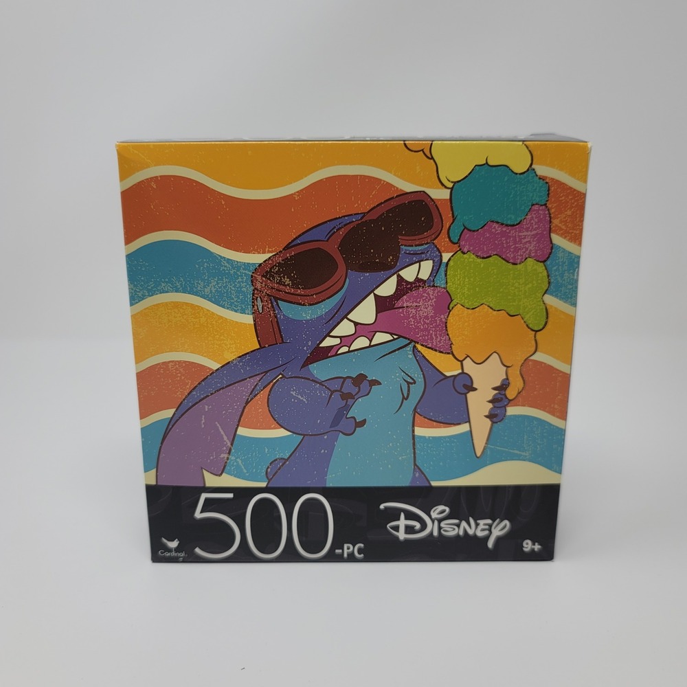 Disney Lilo & Stitch Chillin Ice Cream 500 Piece Jigsaw Puzzle Cardinal Games